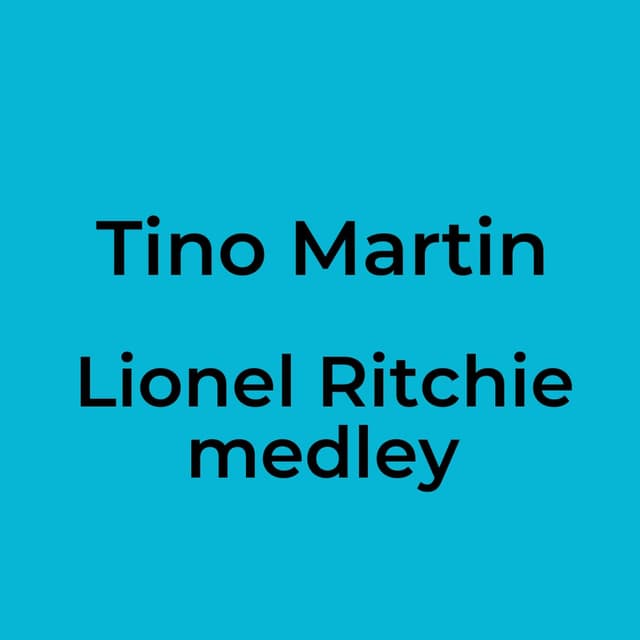 Lionel Ritchie medley