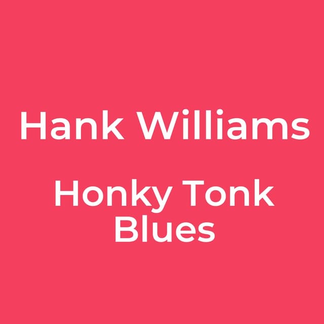 Honky Tonk Blues