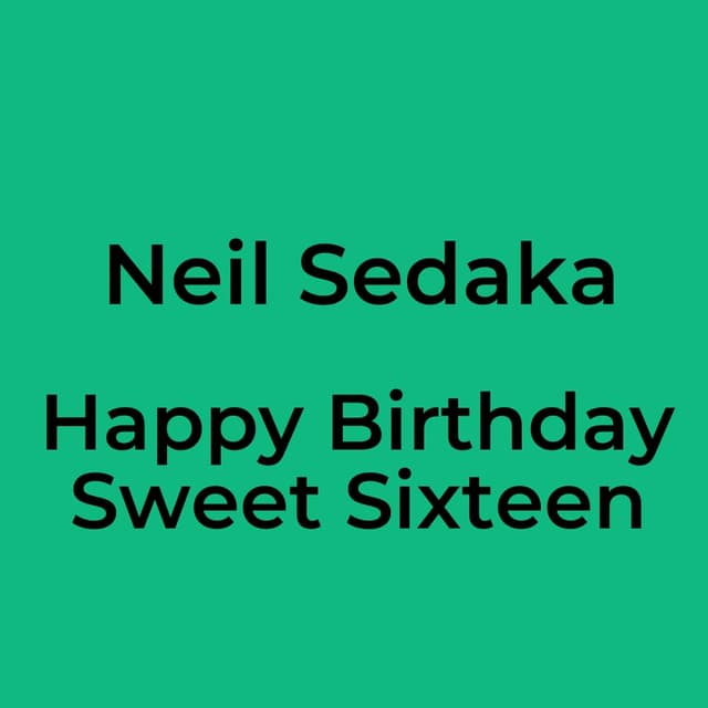 Happy Birthday Sweet Sixteen