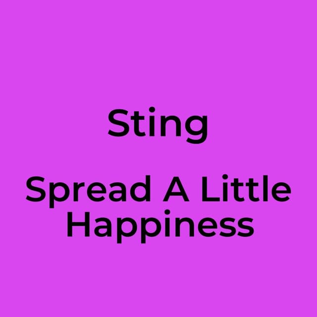 Spread A Little Happiness