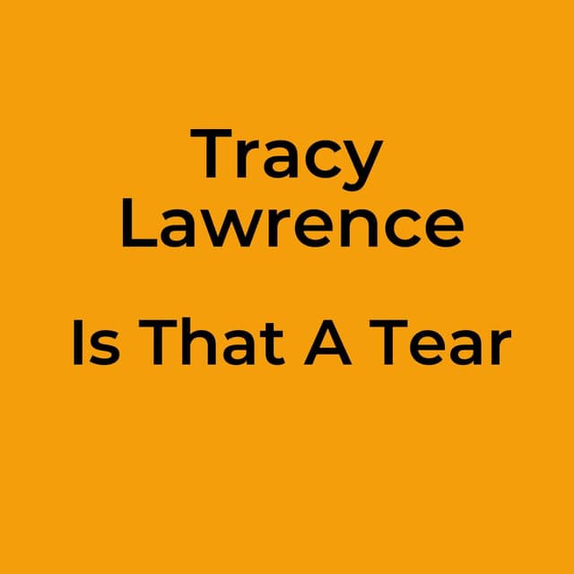 Is That A Tear