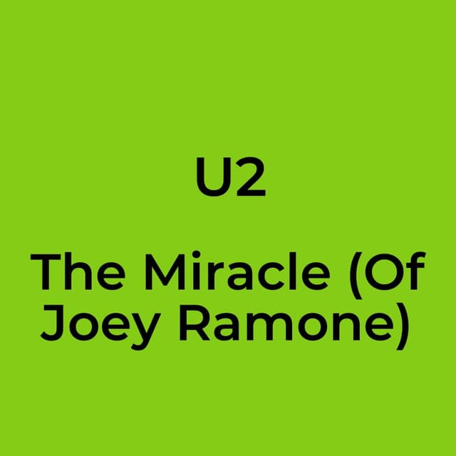 The Miracle (Of Joey Ramone)