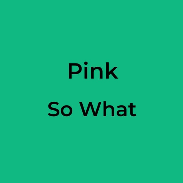 So What