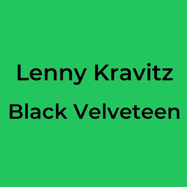 Black Velveteen