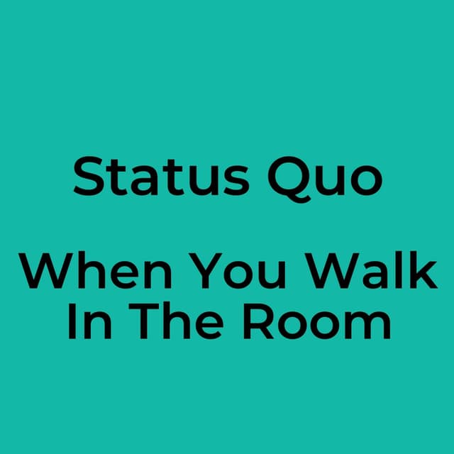 When You Walk In The Room