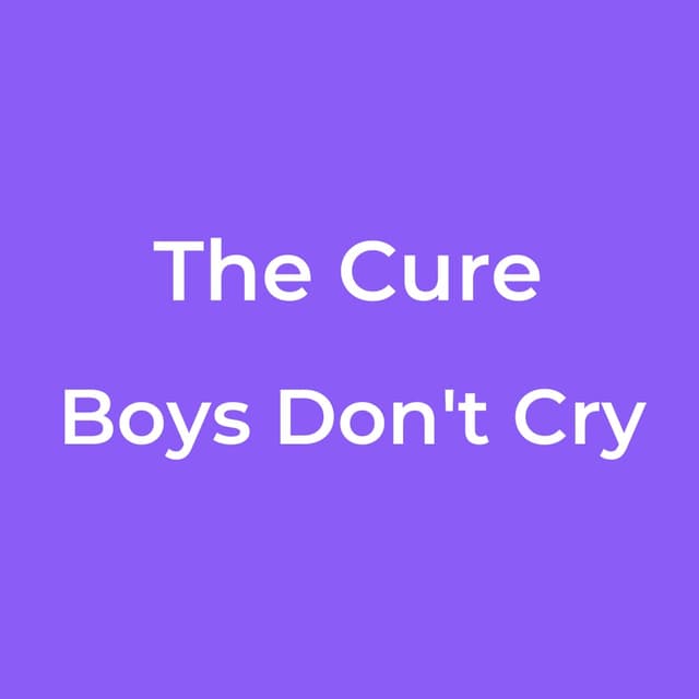 Boys Don't Cry
