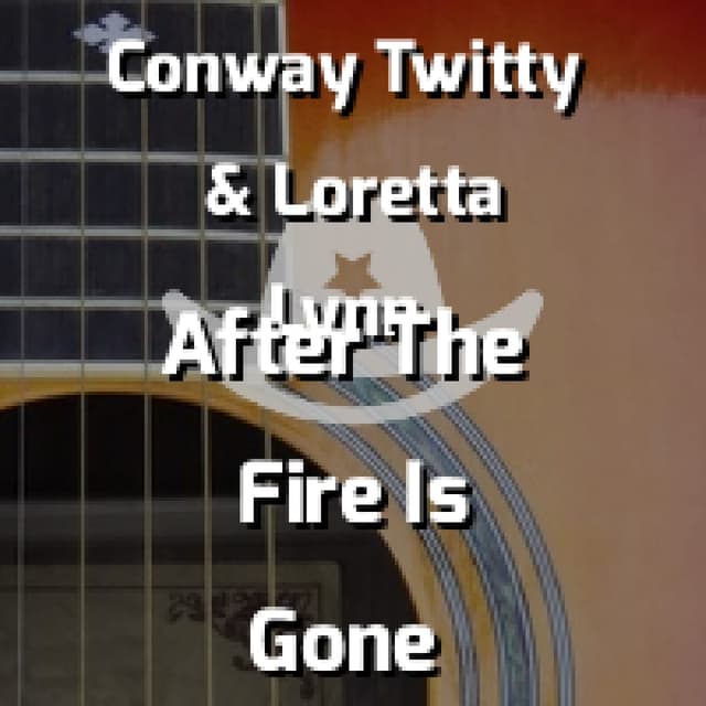 After The Fire Is Gone