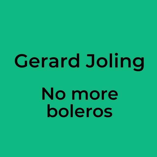 No more boleros