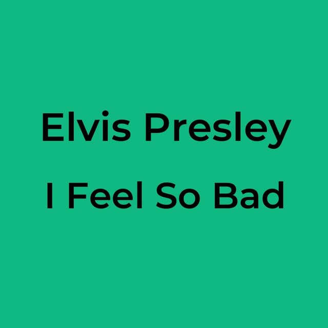 I Feel So Bad