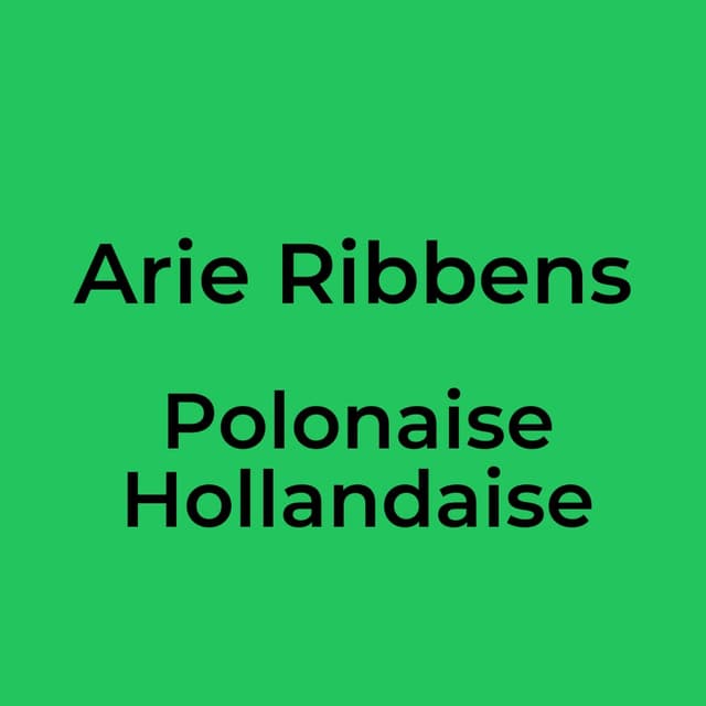Polonaise Hollandaise