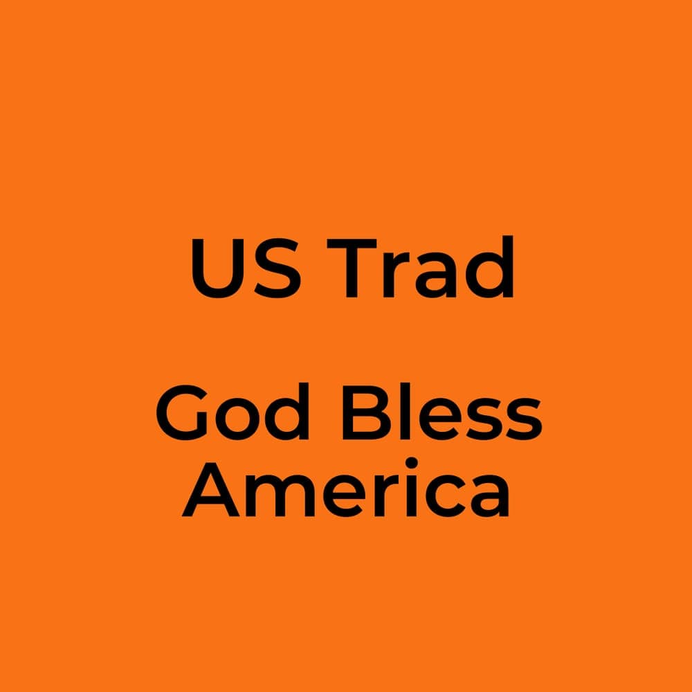 US Trad - God Bless America