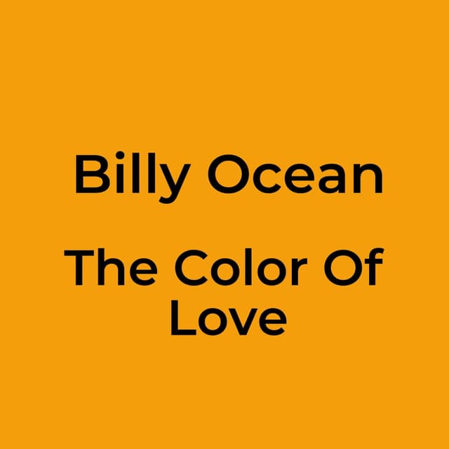 The Color Of Love