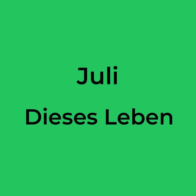 Dieses Leben