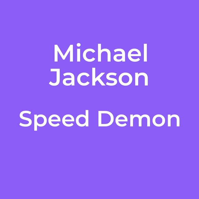 Speed Demon