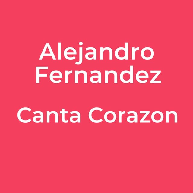 Canta Corazon