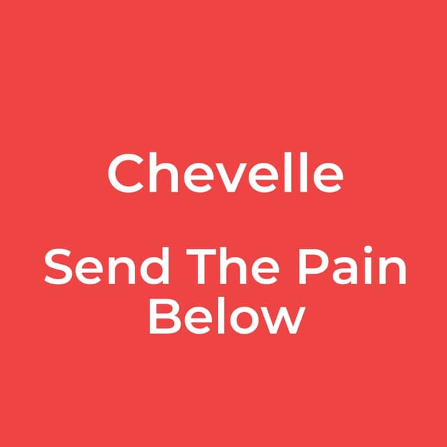 Chevelle - Send The Pain Below