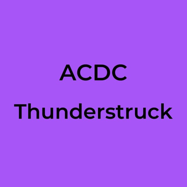Thunderstruck