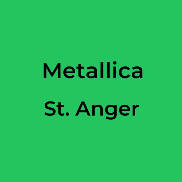 St. Anger