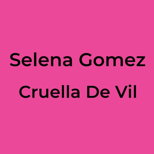 Cruella De Vil