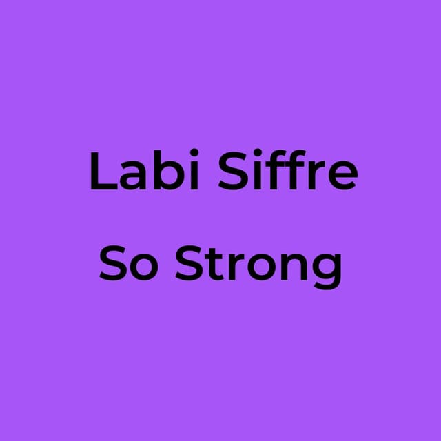 So Strong