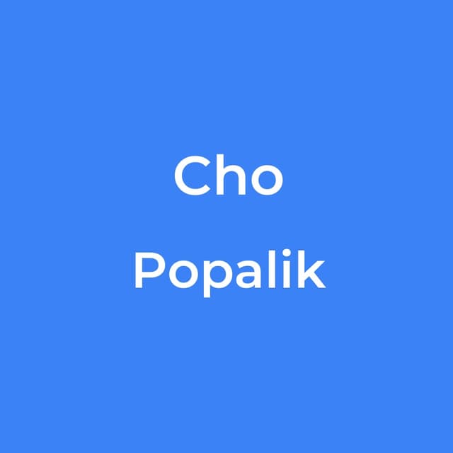 Cho - Popalik
