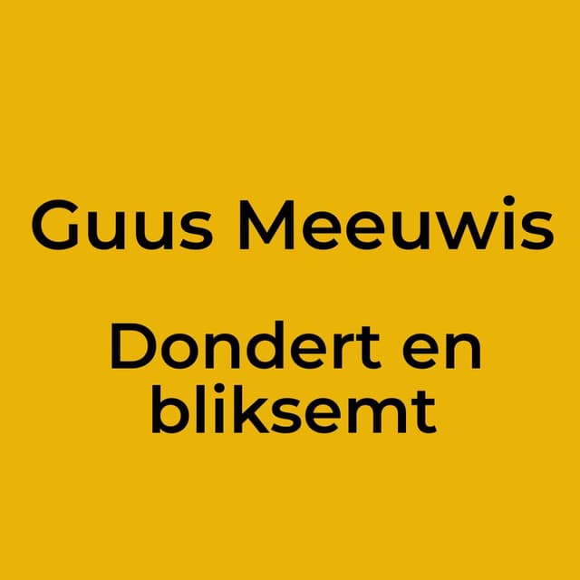 Dondert en bliksemt