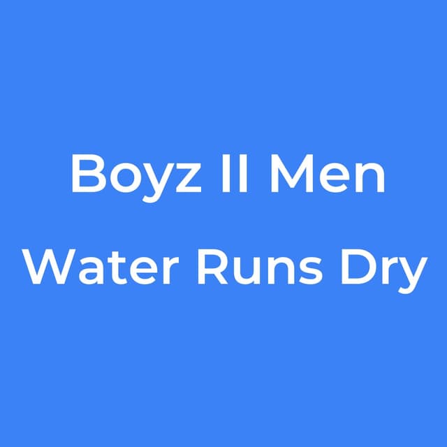 Water Runs Dry