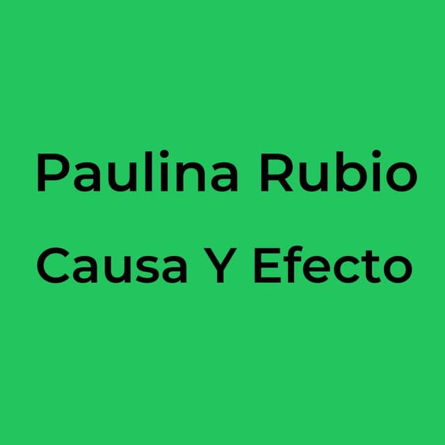 Causa Y Efecto