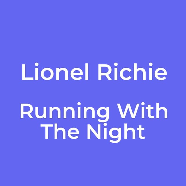 Running With The Night