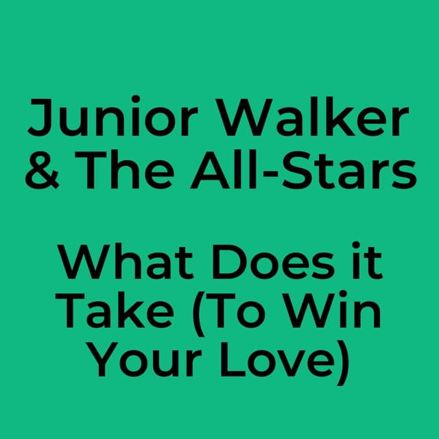 What Does it Take (To Win Your Love)