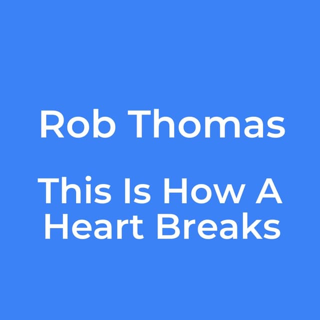 This Is How A Heart Breaks