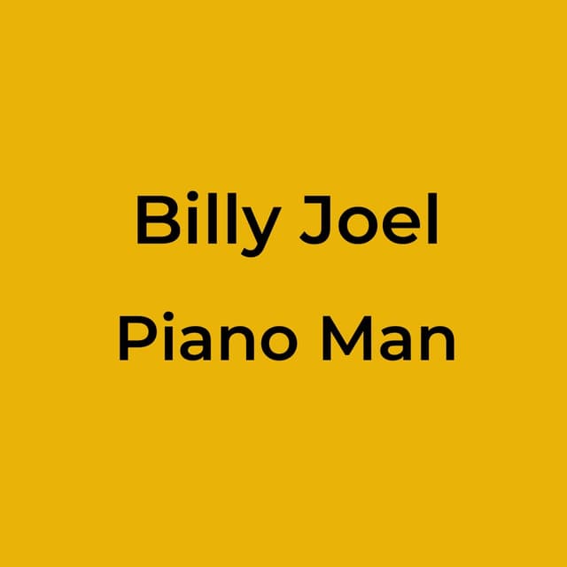 Piano Man