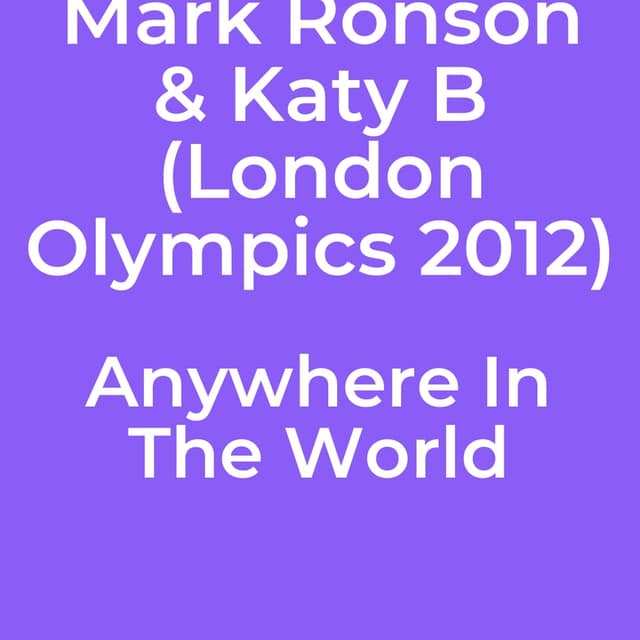 Anywhere In The World