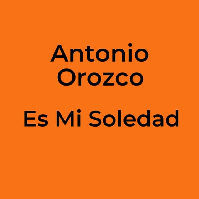 Es Mi Soledad