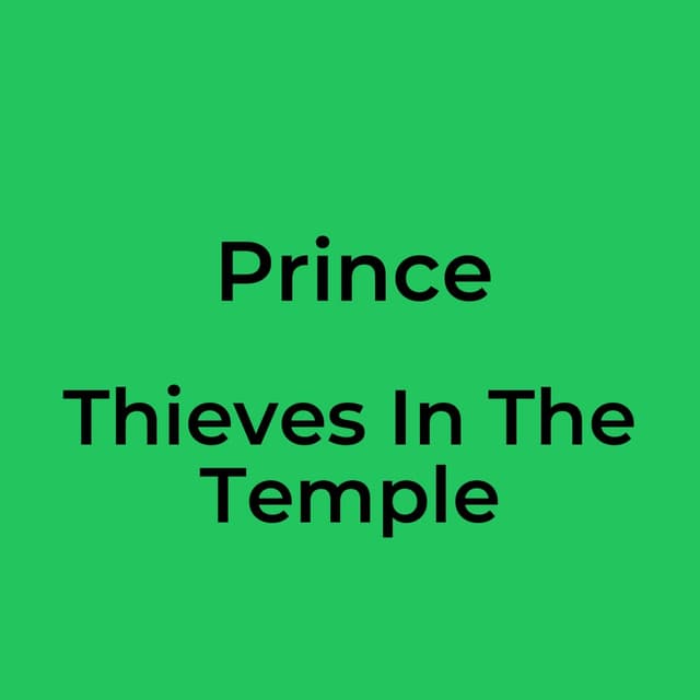 Thieves In The Temple