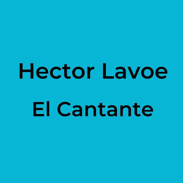 El Cantante