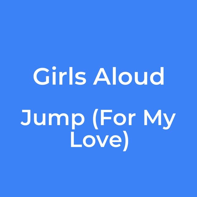 Jump (For My Love)