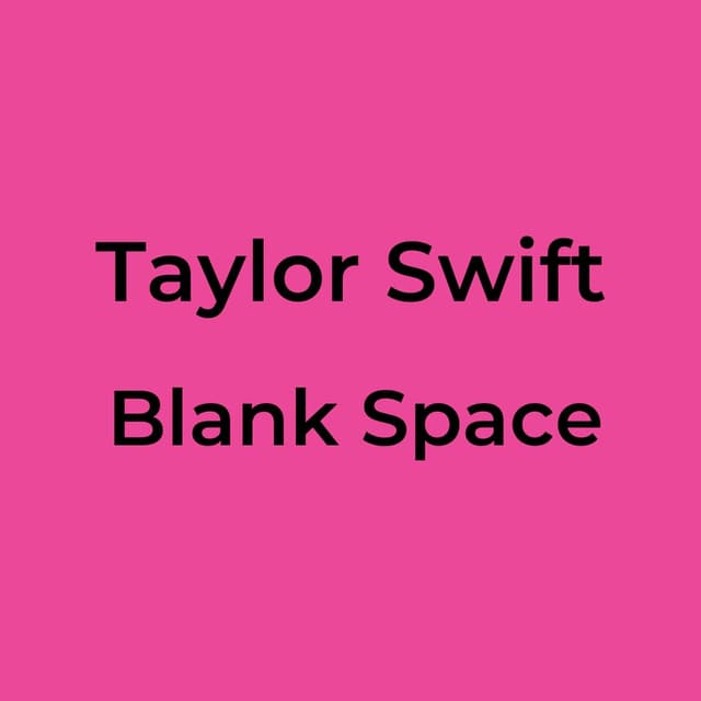 Blank Space