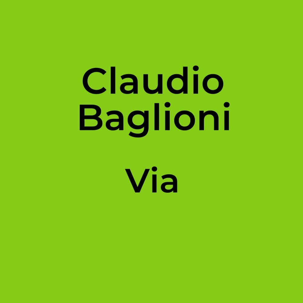 Claudio Baglioni - Via