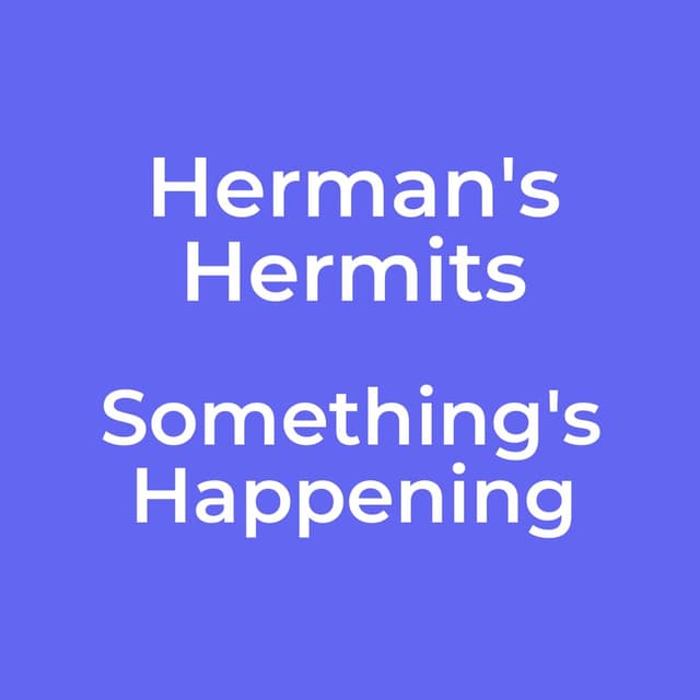 Something's Happening