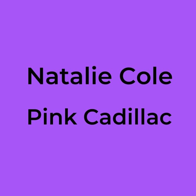 Pink Cadillac