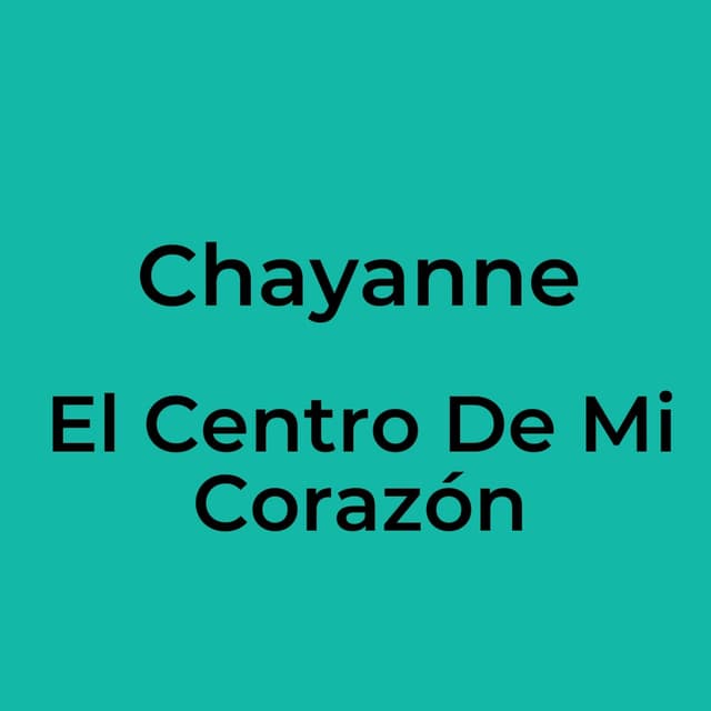 El Centro De Mi Corazón