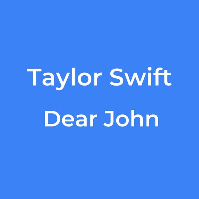 Dear John