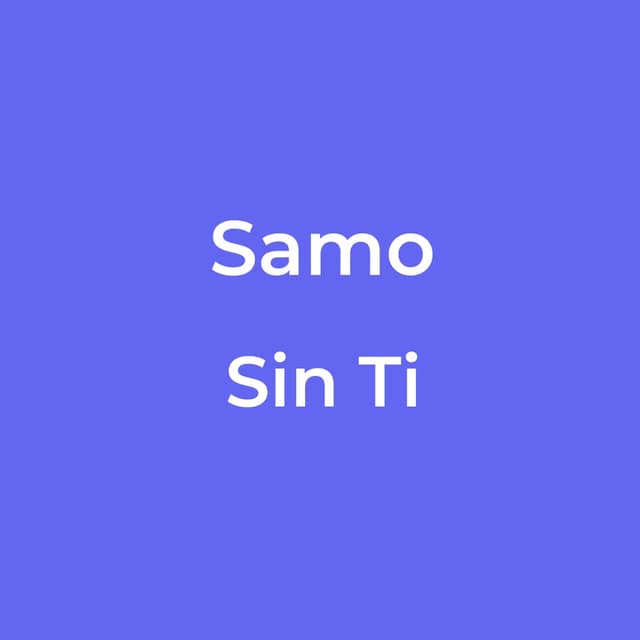 Sin Ti