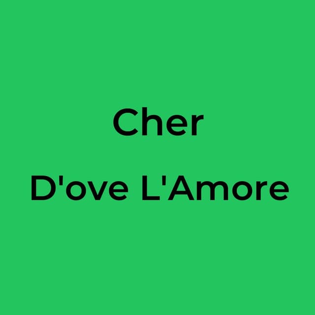 D'ove L'Amore