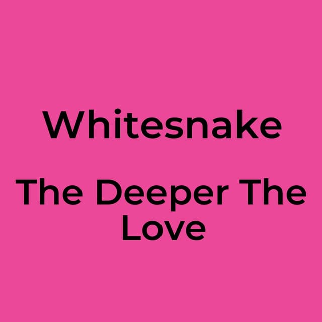The Deeper The Love