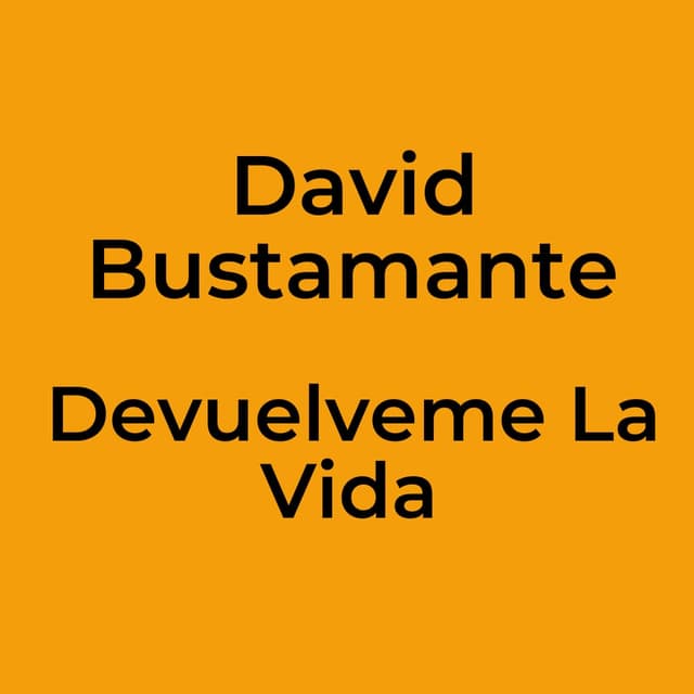 Devuelveme La Vida