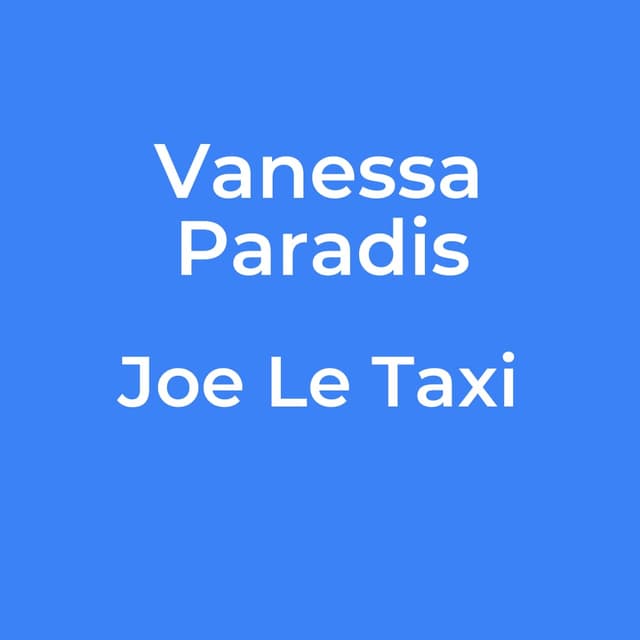 Joe Le Taxi