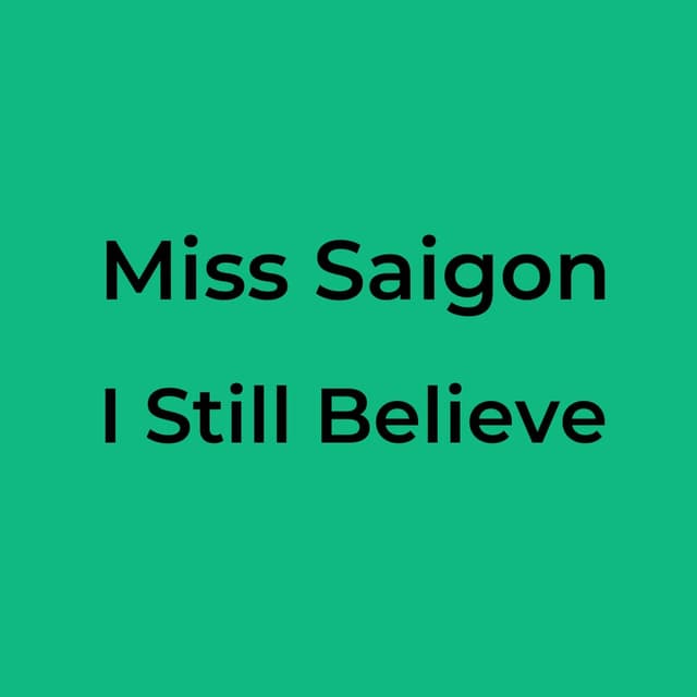 I Still Believe