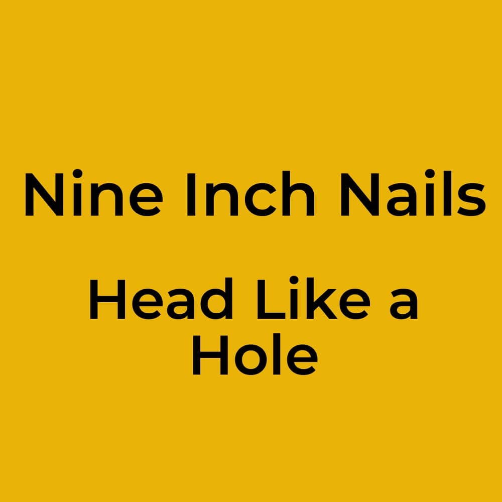 Nine Inch Nails - Head Like a Hole